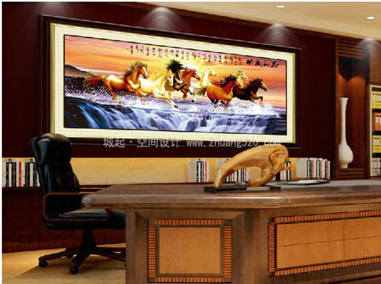 办公室装修挂画的选择