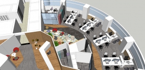 办公室设计效果图