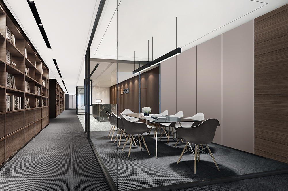 现代简约风洽谈区装修设计图,洽谈区装修设计图