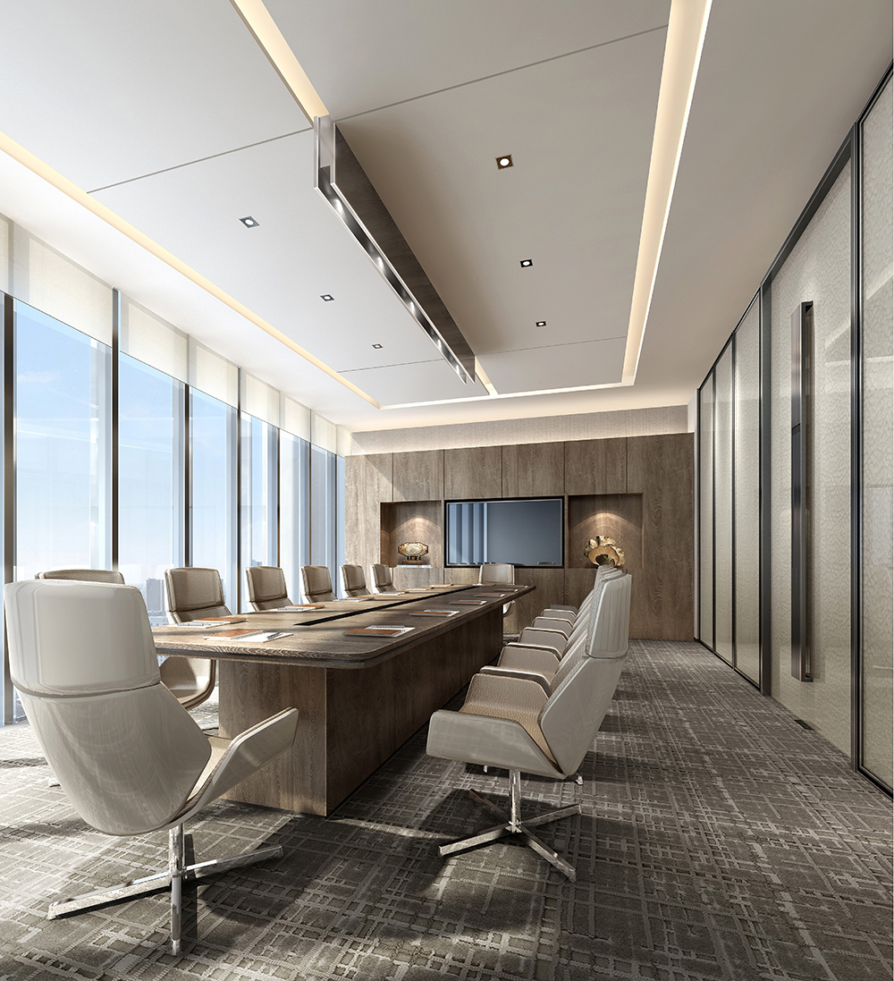 现代简约风会议室装修设计图片,会议室装修设计图