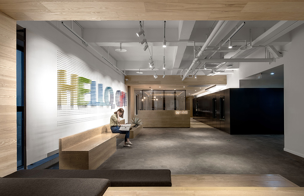 办公室活动区装修设计图 商务稳重风办公室活动区装修设计全景图,办公室活动区装修设计图