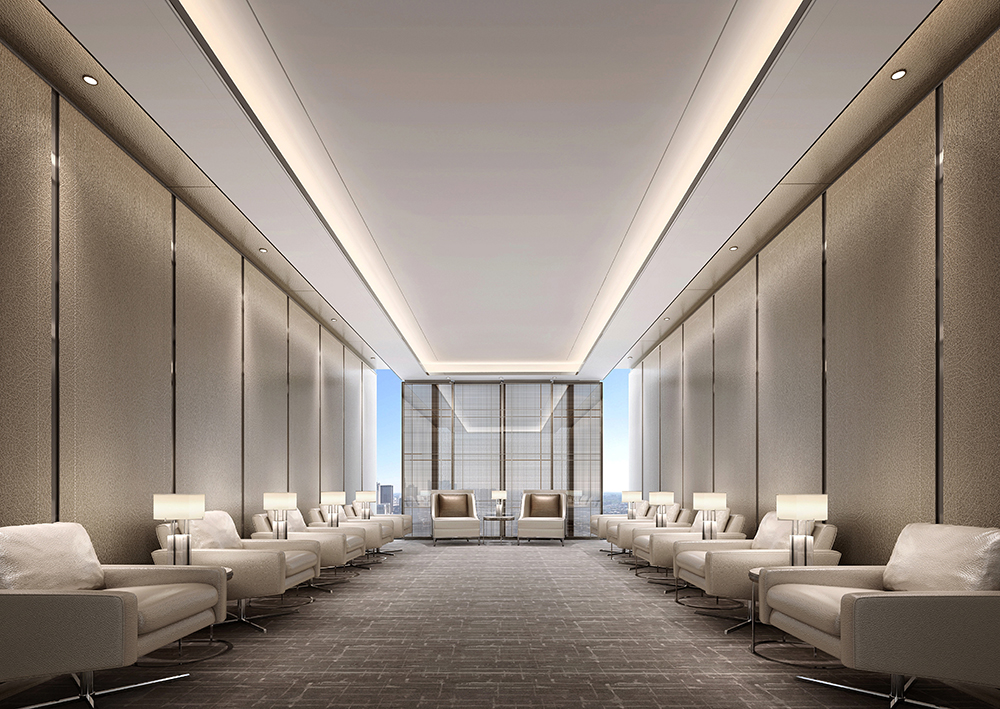 现代简约风vip室装修设计效果图,vip室装修设计效果图
