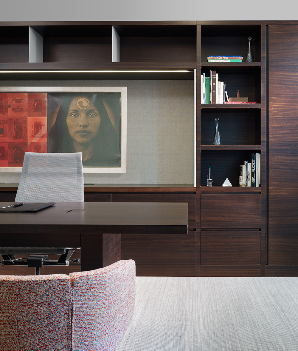 现代简约风老总办公室装修设计效果图,老总办公室装修设计效果图