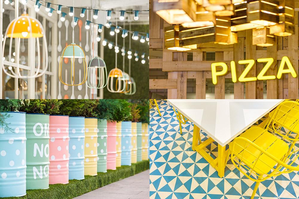 甜品店空间设计案例图,甜品店空间设计实景图