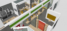 办公室装修设计全景图