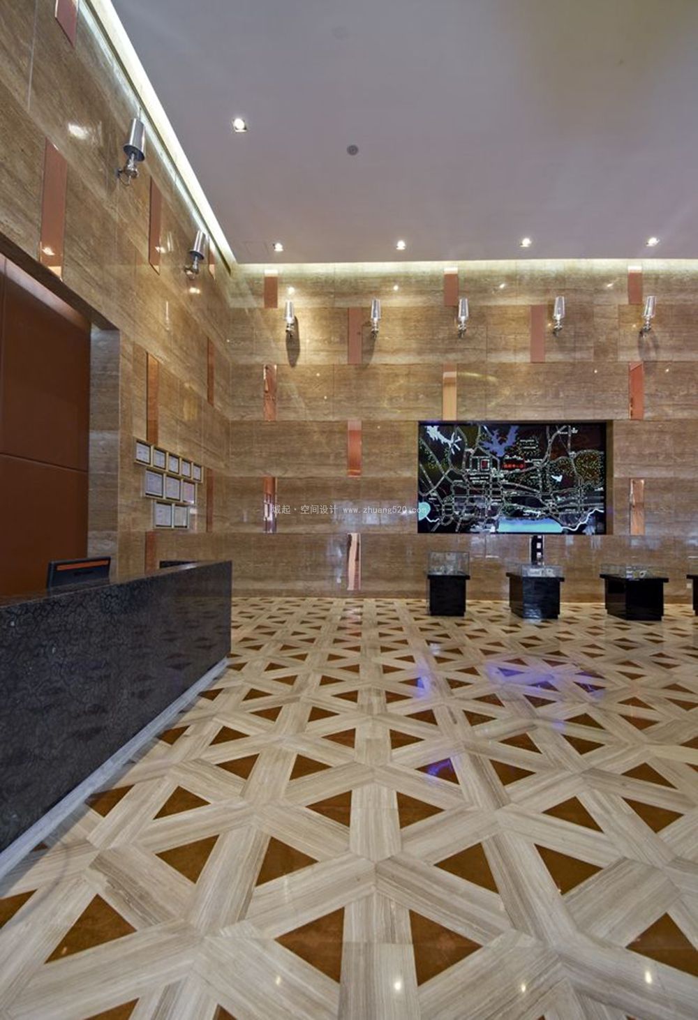 祥生新江湾售楼中心装修设计图,新江湾售楼中心装修设计图