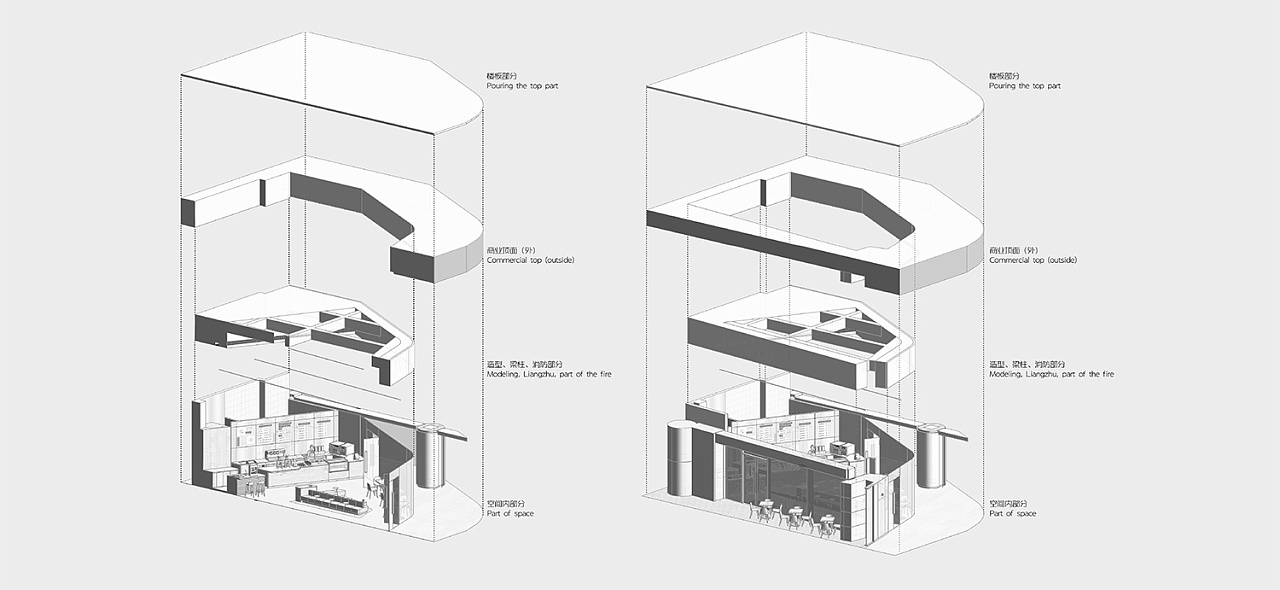 奶茶店装饰平面图,奶茶店装修设计平面图
