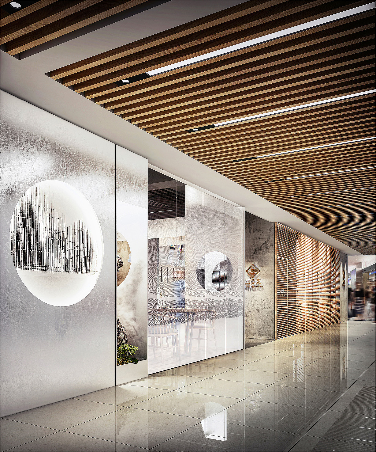 陕西面馆空间设计案例图,陕西面馆空间设计实景图