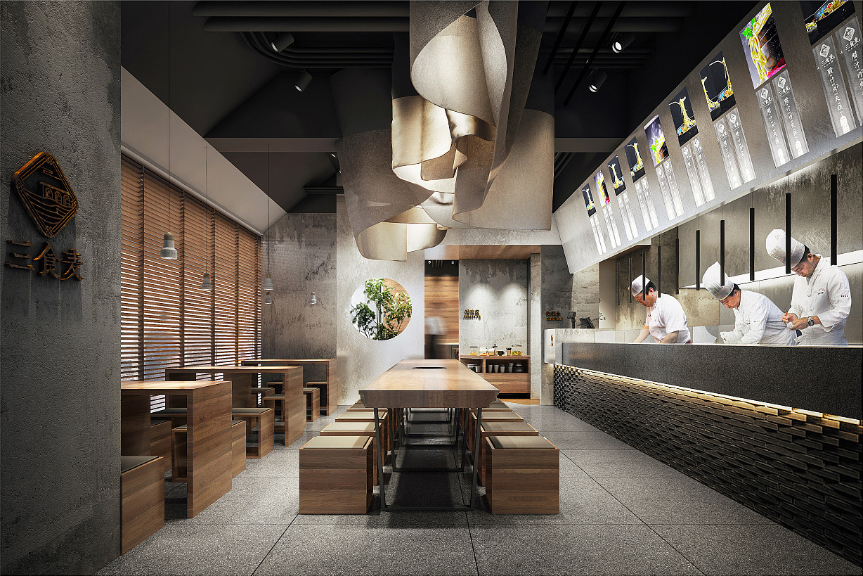 陕西面馆空间设计图片,陕西面馆空间设计案例图