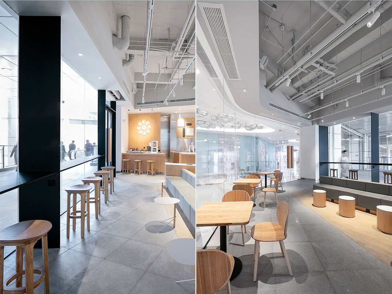 奶茶店装饰案例图,奶茶店装饰实景图