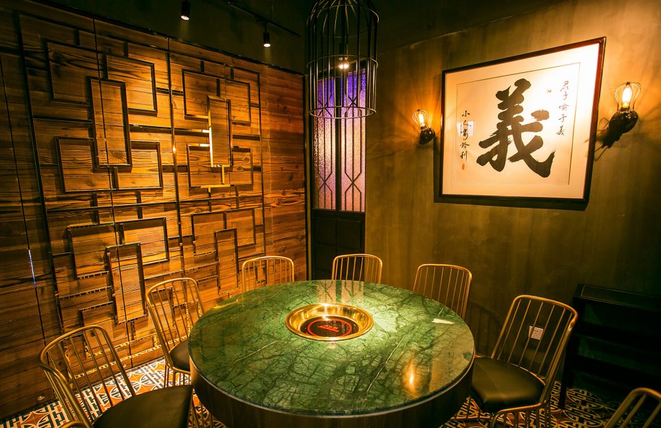 火锅店装修设计实景图,火锅店装修设计实景图