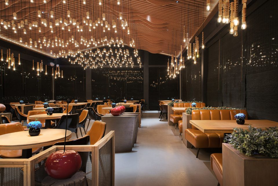 中餐厅装饰效果图,中餐厅装修设计图片