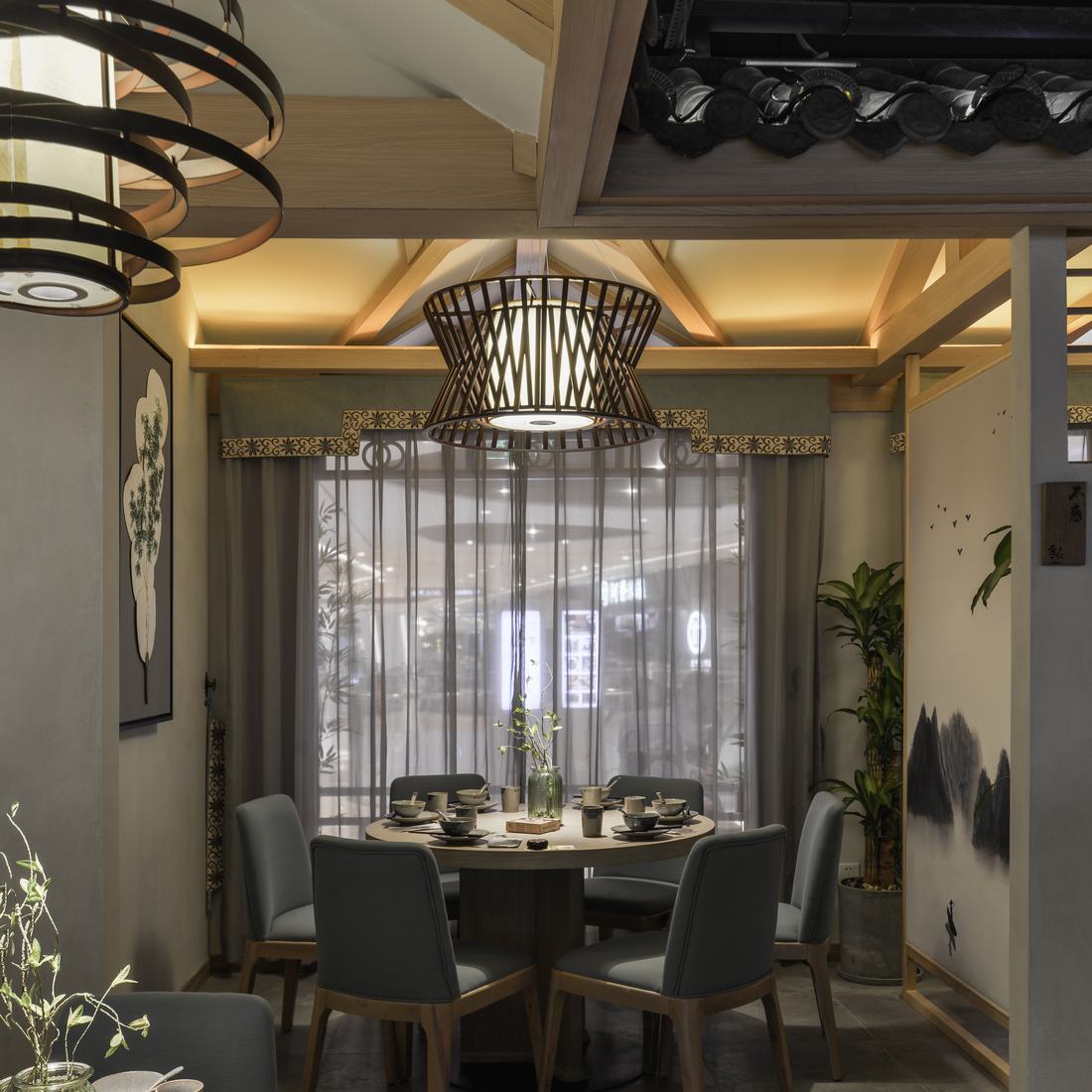 饭店装饰图片,饭店装饰案例图