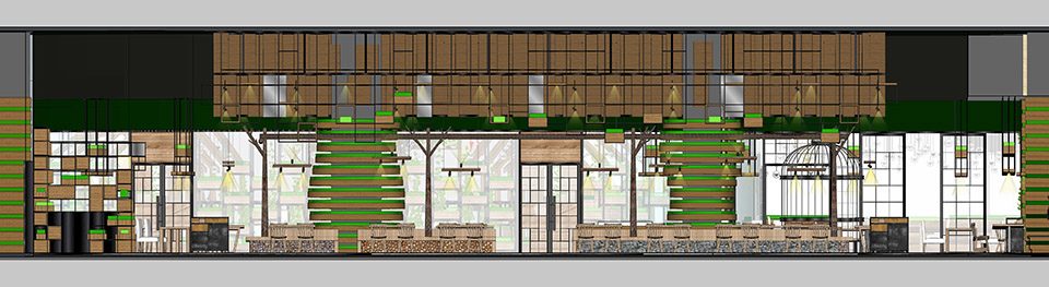 快餐店装修设计平面图,快餐店设计平面图