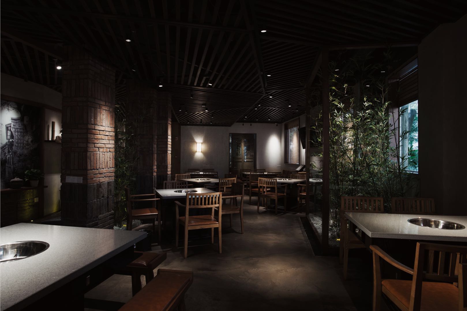 火锅店装饰实景图,火锅店装饰案例图