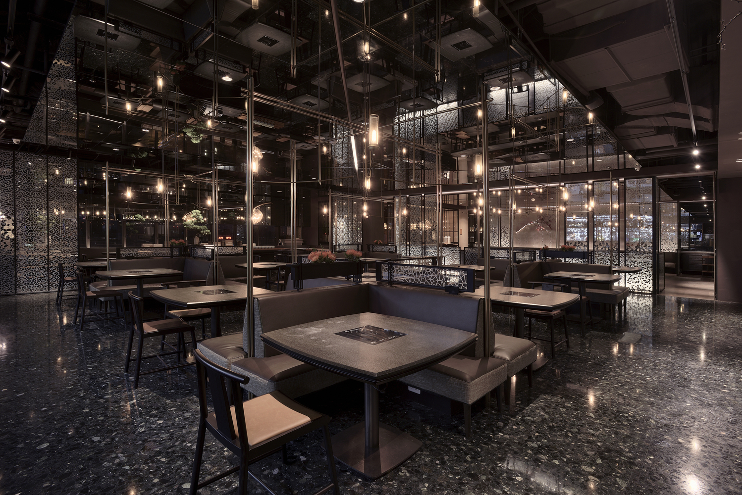 火锅店设计效果图,火锅店设计图片