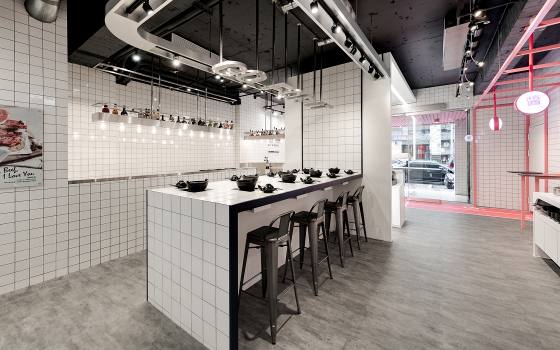 火锅店空间设计图片,火锅店空间设计实景图