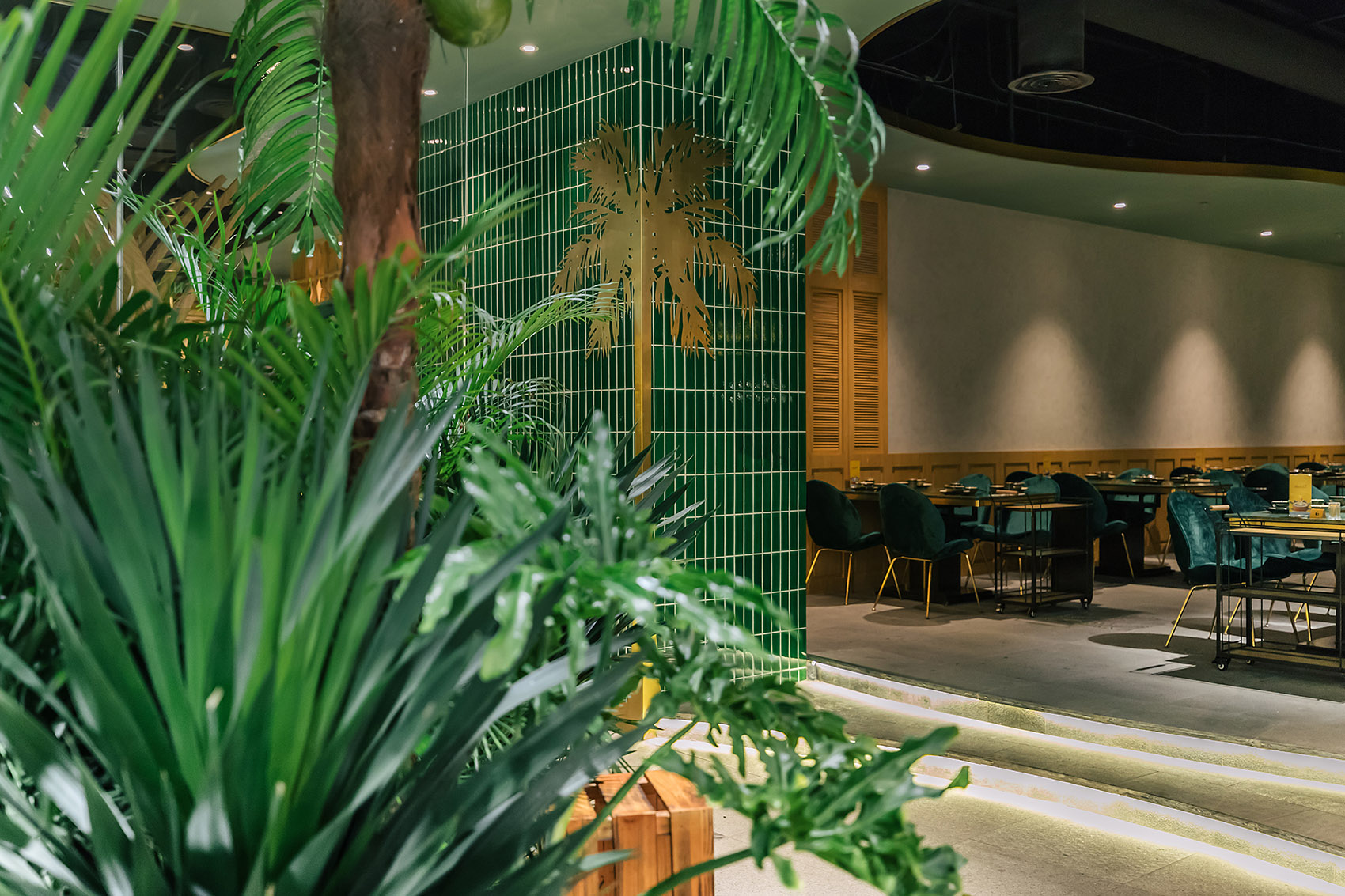 火锅店设计案例图,火锅店设计布局图