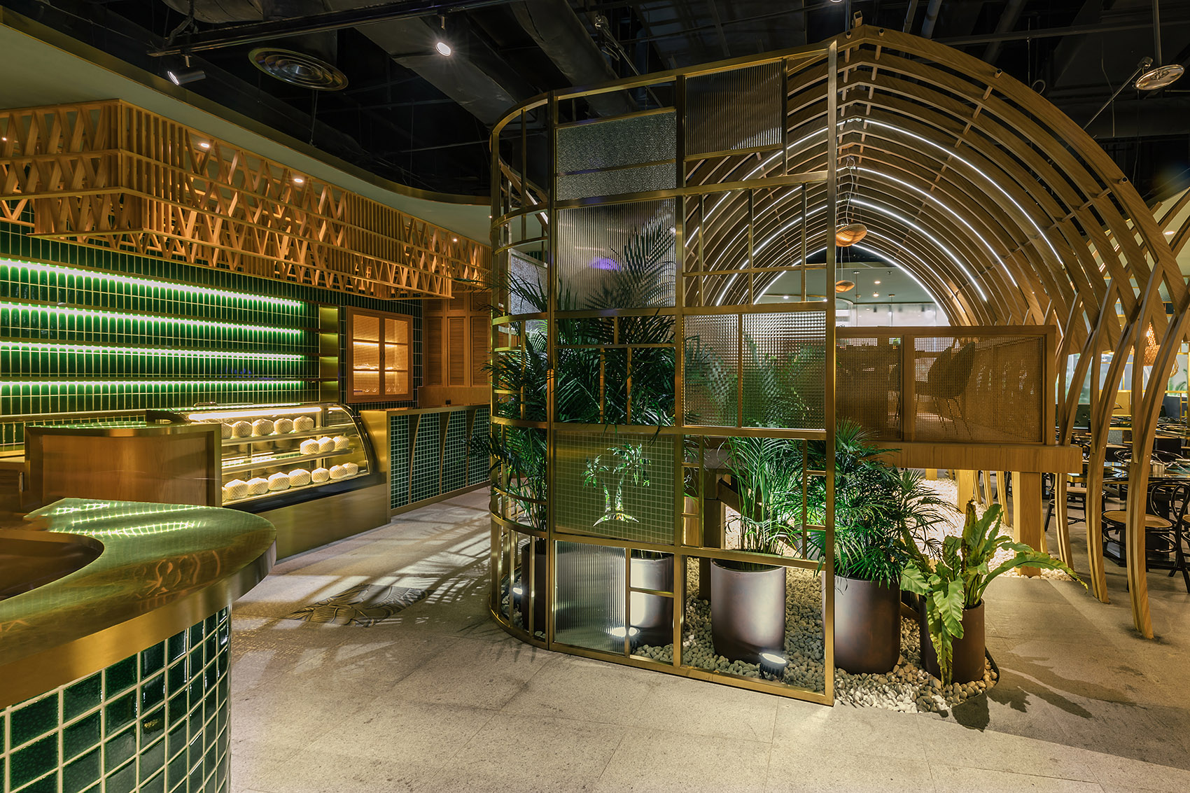 火锅店装饰实景图,火锅店装饰案例图