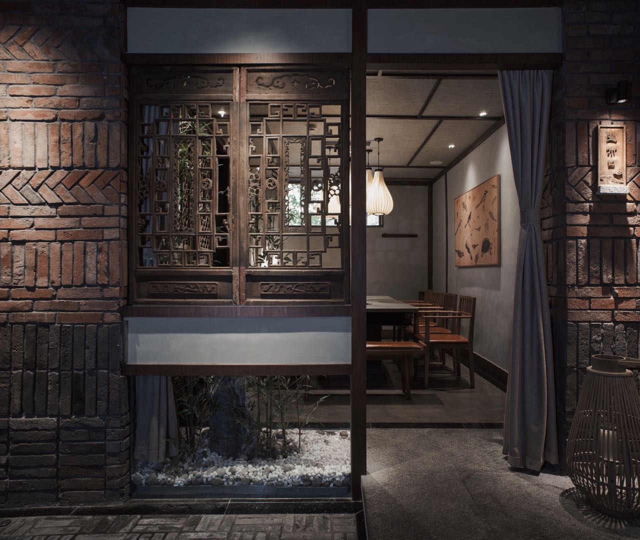 火锅店设计实景图,火锅店设计案例图