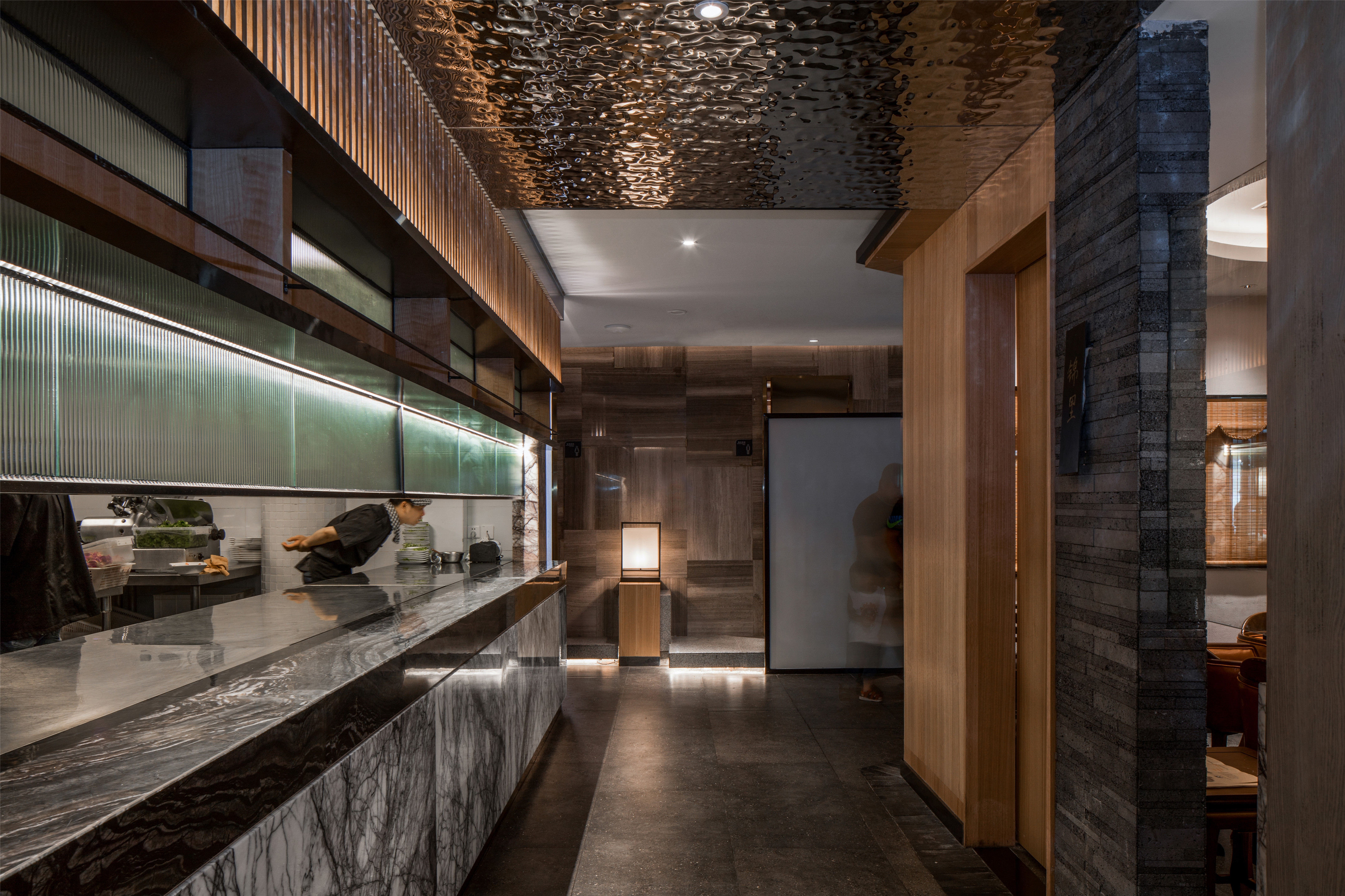 火锅店设计效果图,火锅店设计实景图