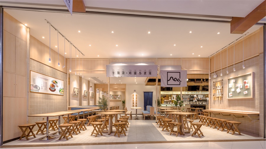 快餐店设计实景图, 快餐店设计案例图