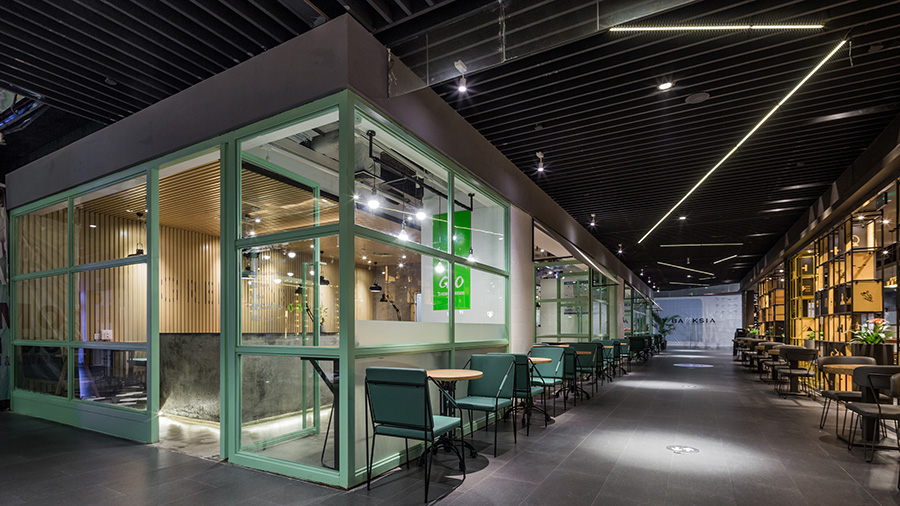 沙拉店装修设计效果图,沙拉店装修设计图片