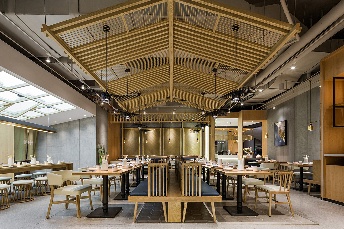 串串店装饰实景图,串串店装饰案例图