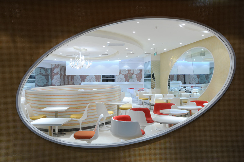 甜品店空间设计案例图,甜品店空间设计实景图