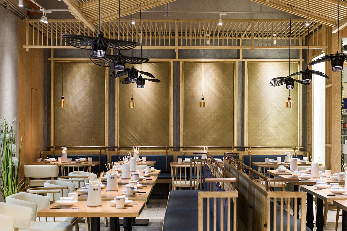 串串店装饰案例图,串串店装饰布局图