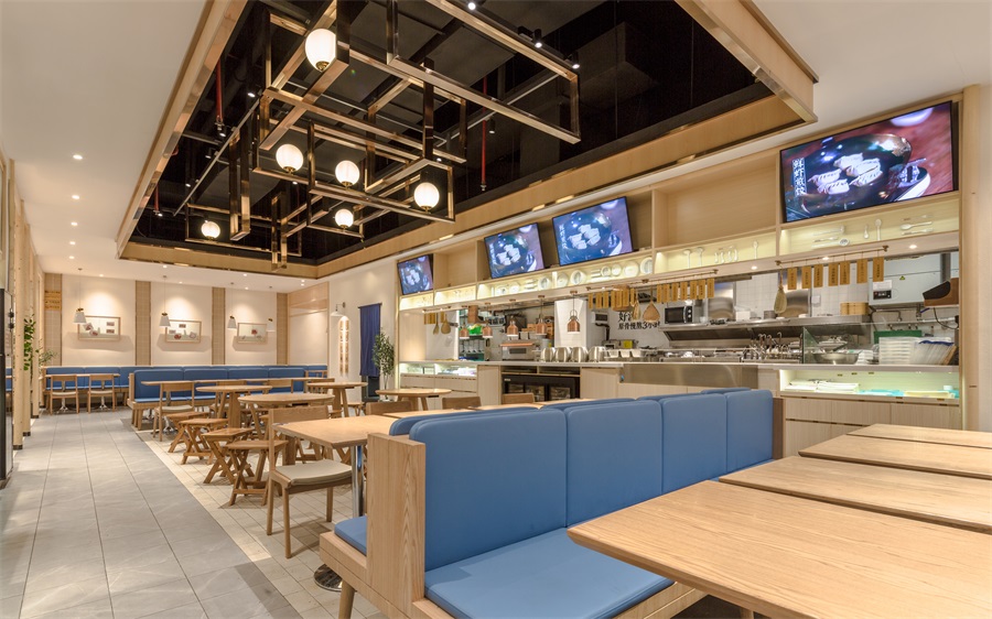 快餐店装修设计图片,快餐店装修设计实景图