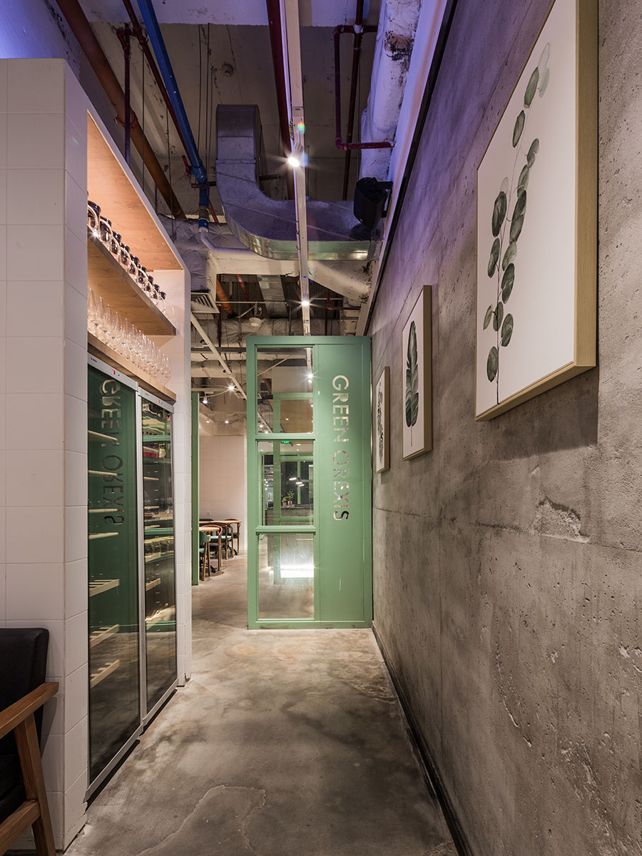 沙拉店空间设计效果图, 沙拉店空间设计图片