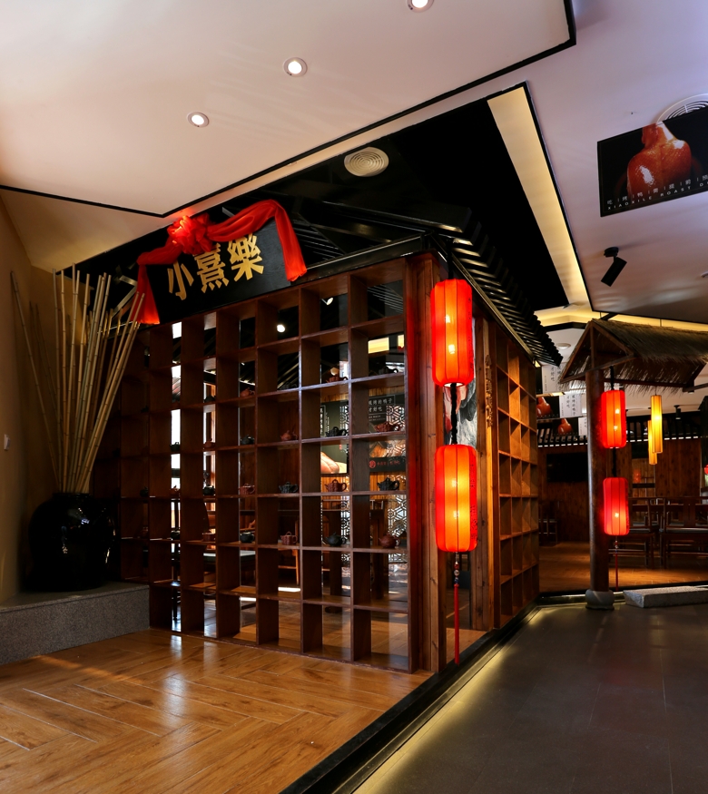 饭店装修设计实景图,饭店装修设计案例图