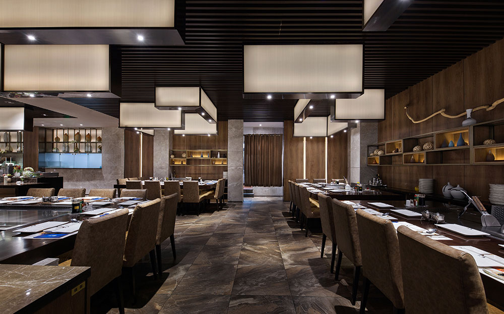 铁板烧店装修设计效果图, 铁板烧店装修设计实景图