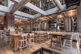 鹅岛啤酒吧装修设计效果图,啤酒吧装修设计效果图