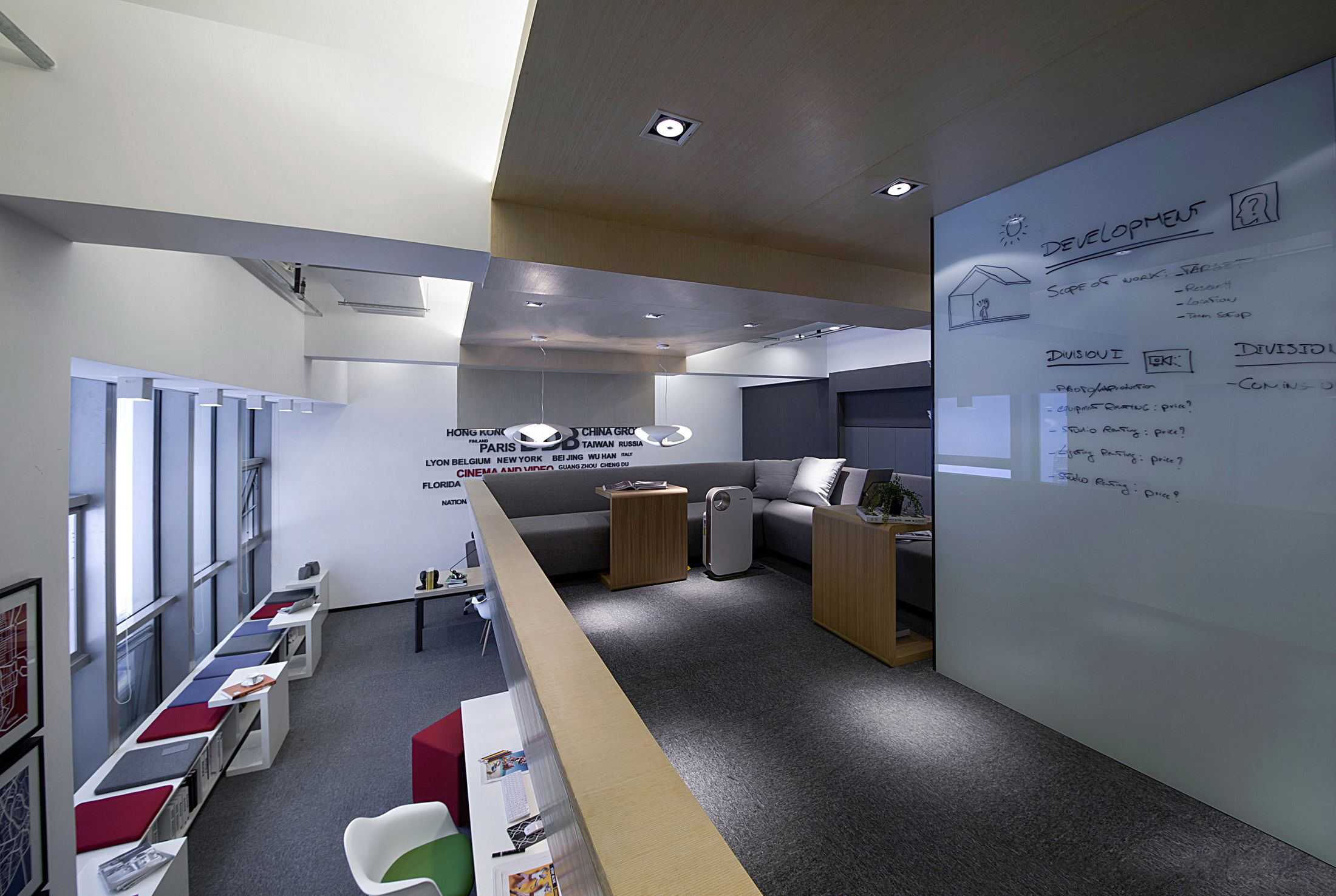 科技时尚办公空间设计图片,办公空间设计图片