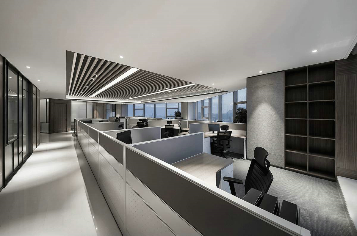 办公室开放区域空间设计图片,办公区设计图片