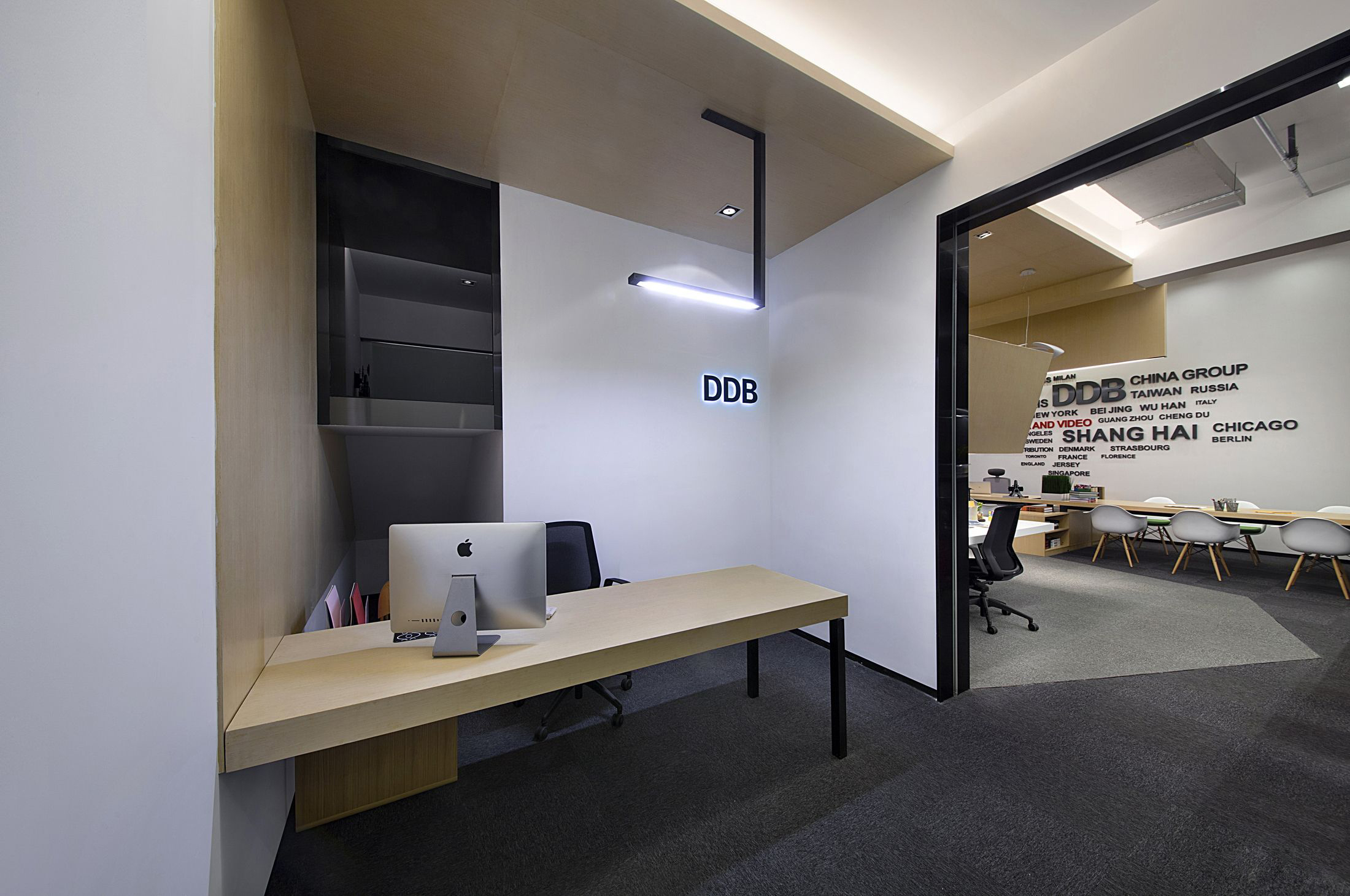 科技时尚办公室装修设计图片,办公室装修设计图片