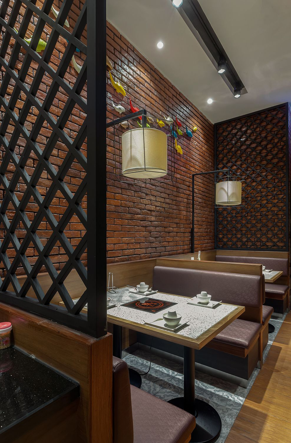  火锅店店面装饰效果图,火锅店店面装饰实景图