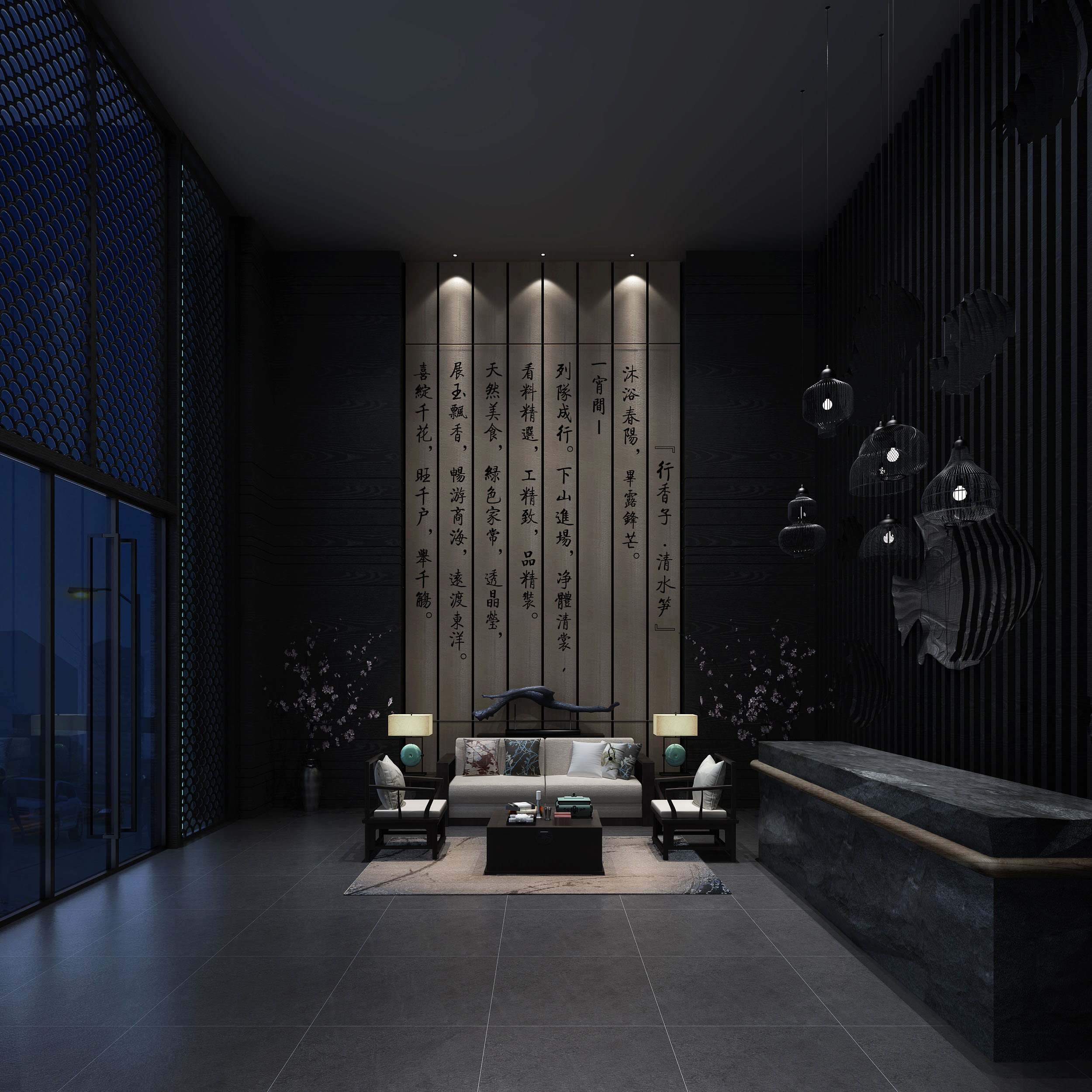 火锅店空间设计图片,火锅店空间设计案例图