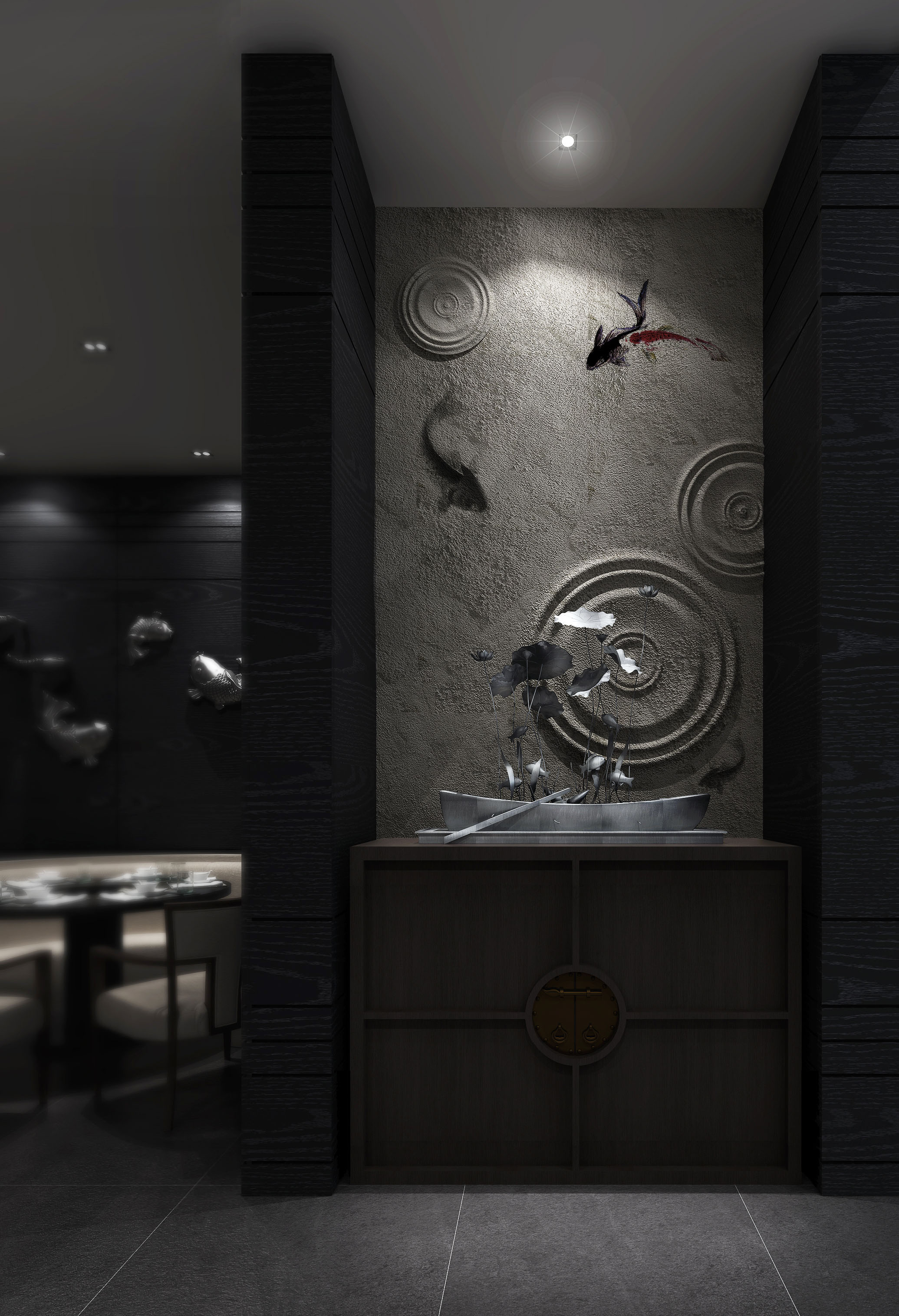 火锅店店面装修设计案例图,火锅店店面装修设计布局图