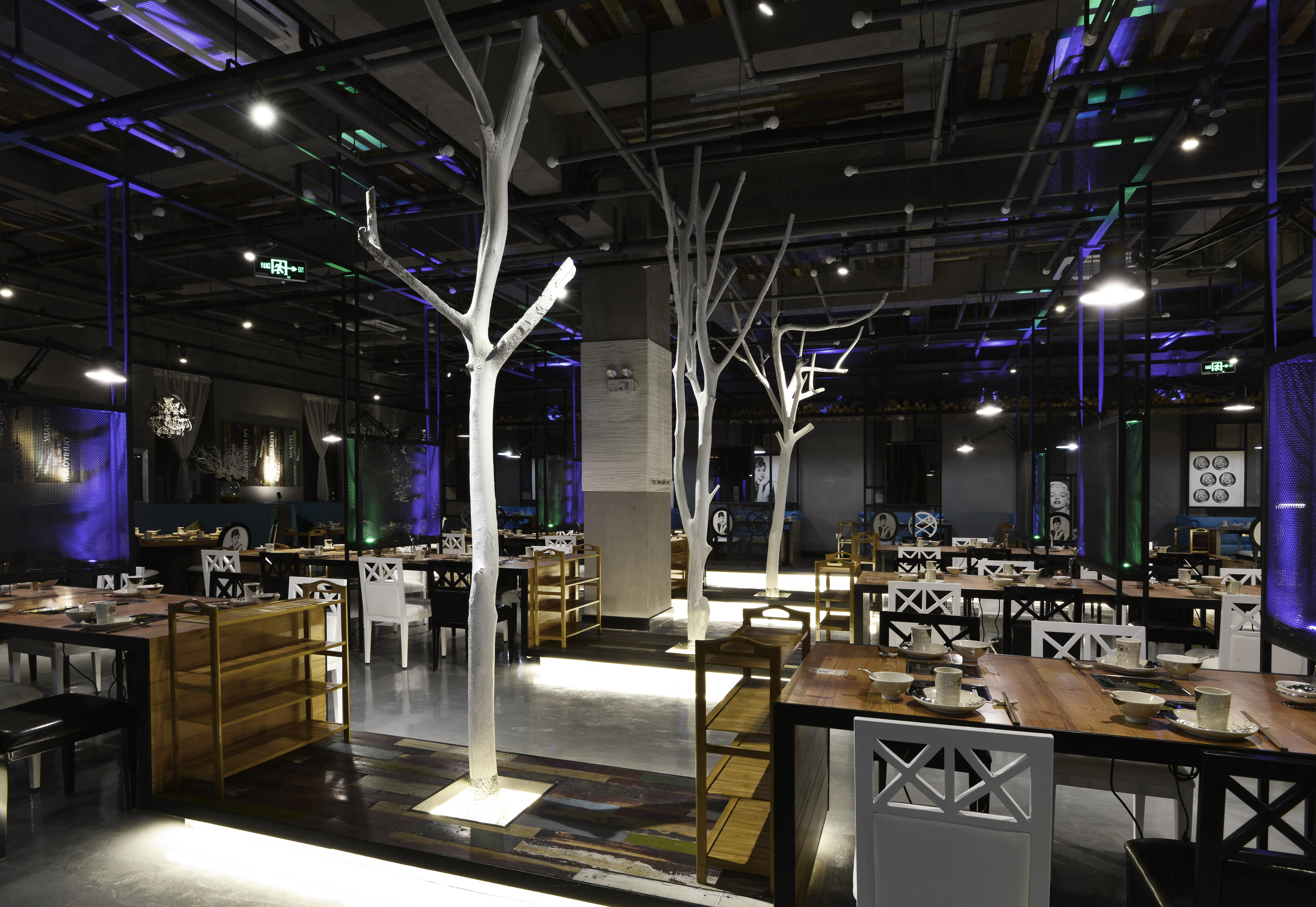 火锅店装饰图片,火锅店装饰案例图