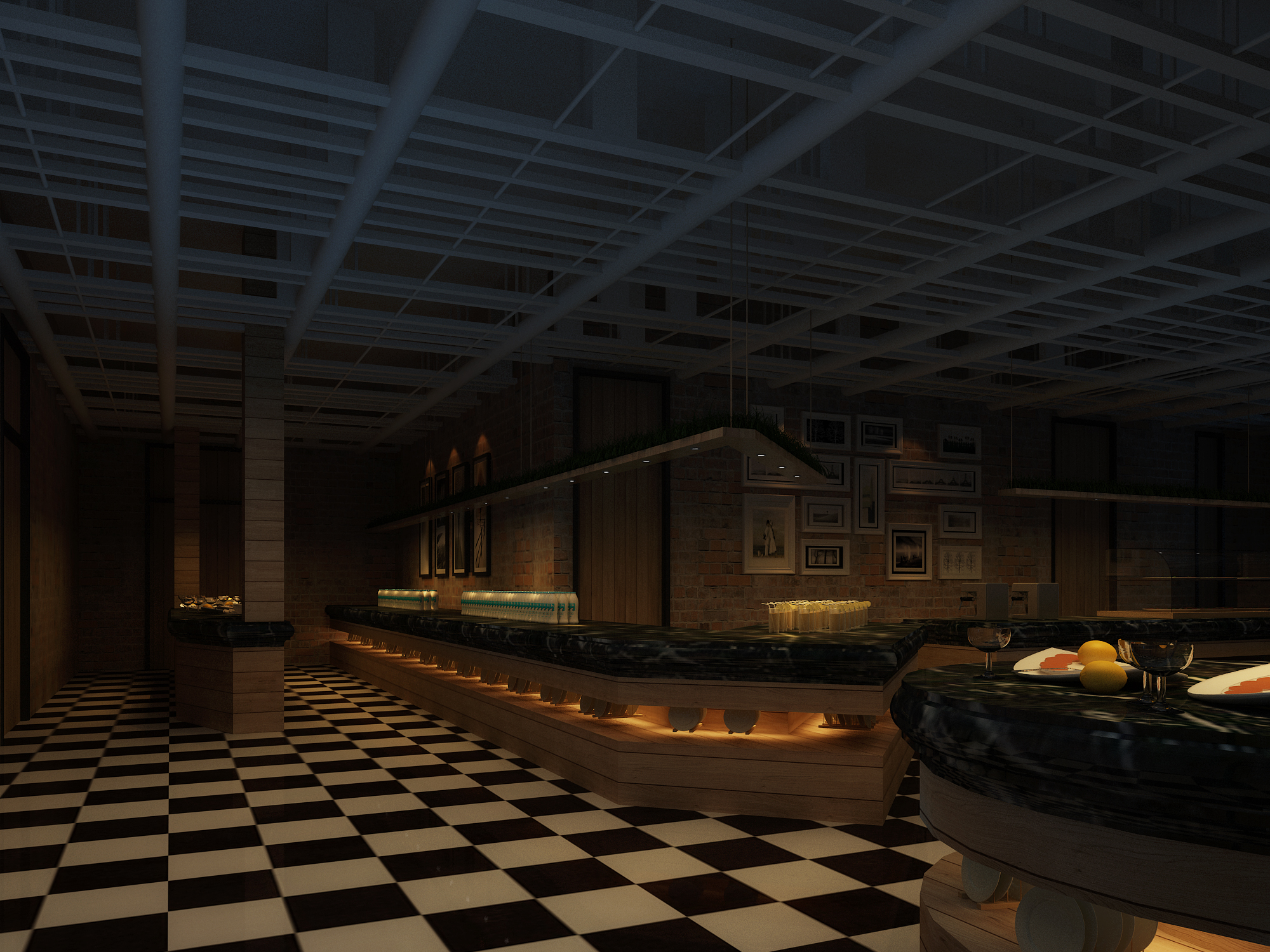 火锅店空间设计图片,火锅店空间设计案例图