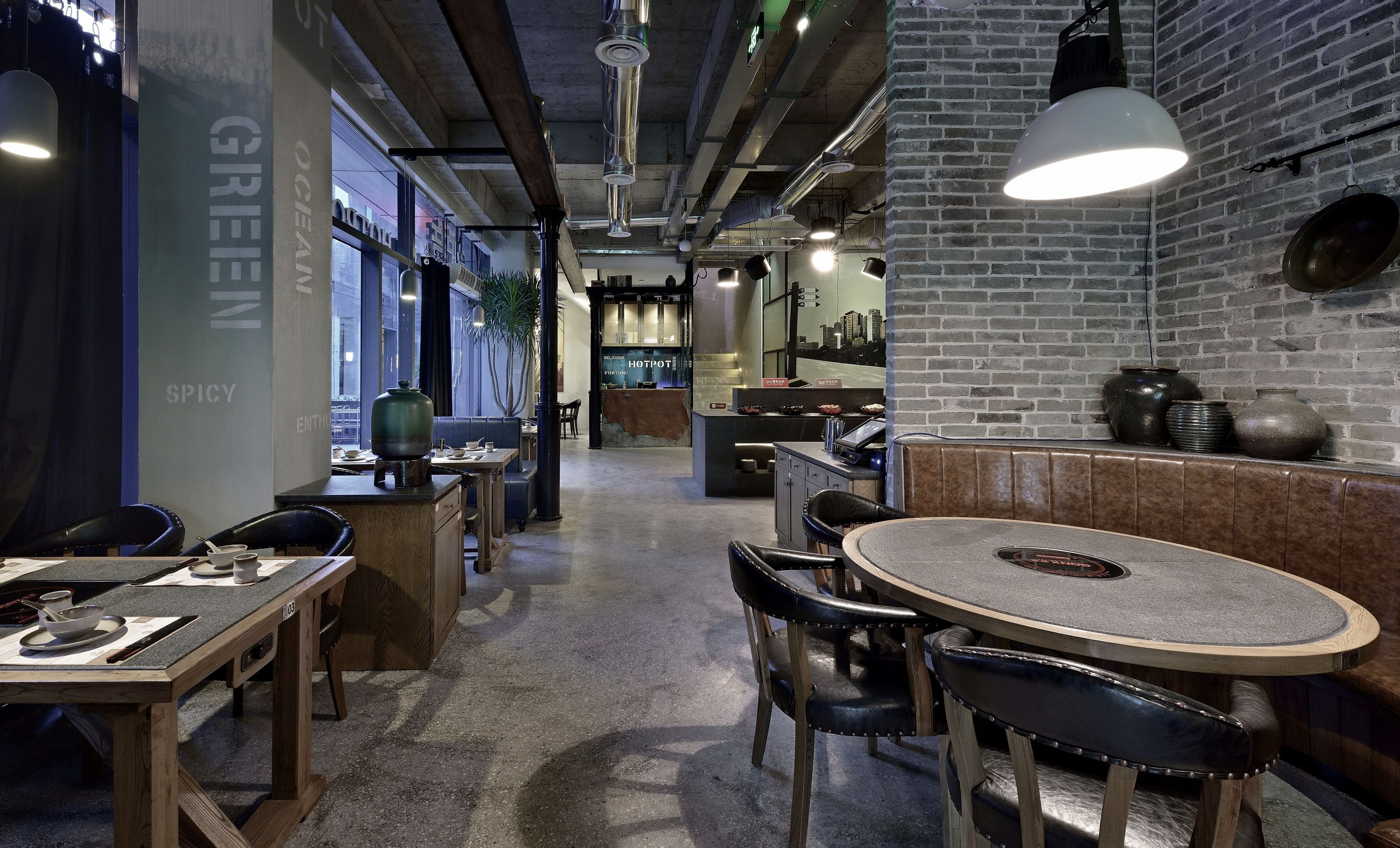 火锅店店面装饰设计图片,火锅店店面装饰设计图