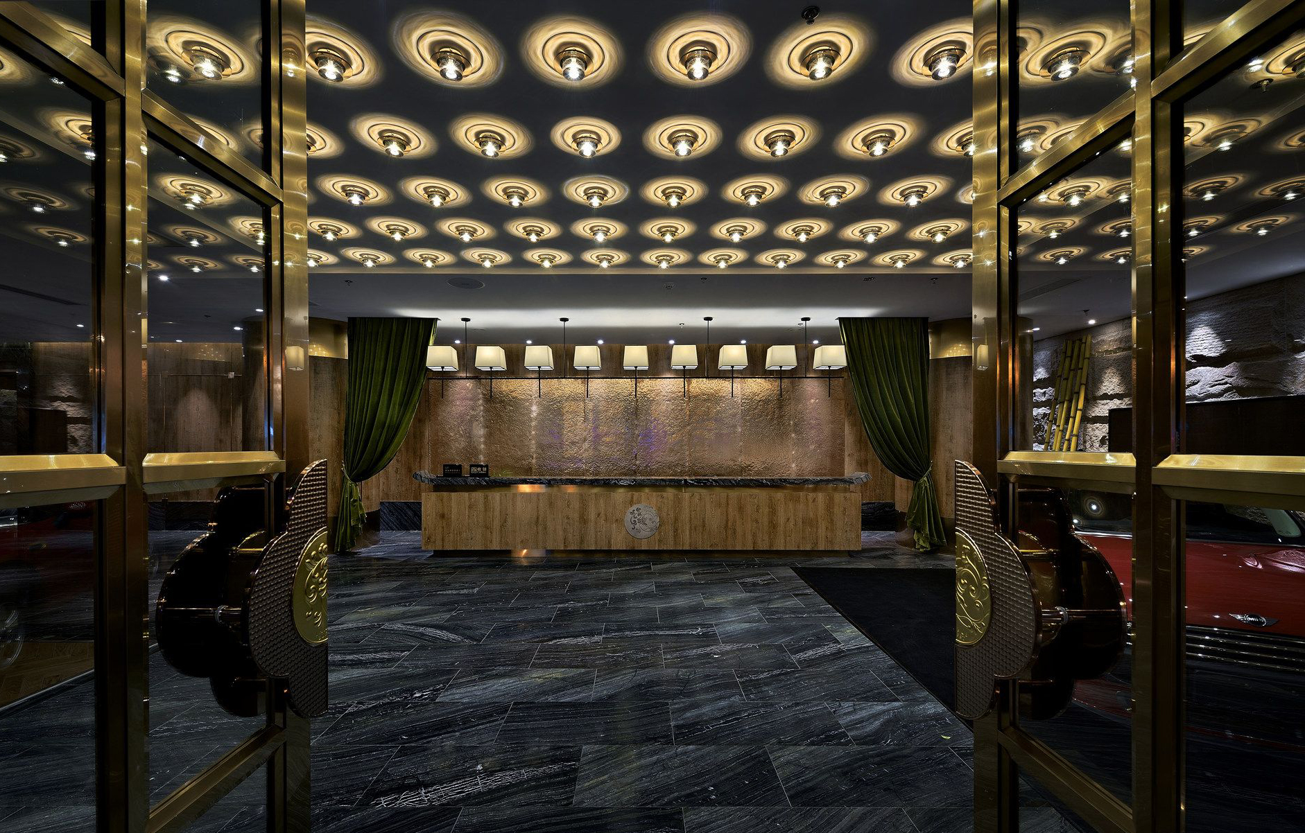 自助餐厅设计布局图,自助餐厅设计实景图