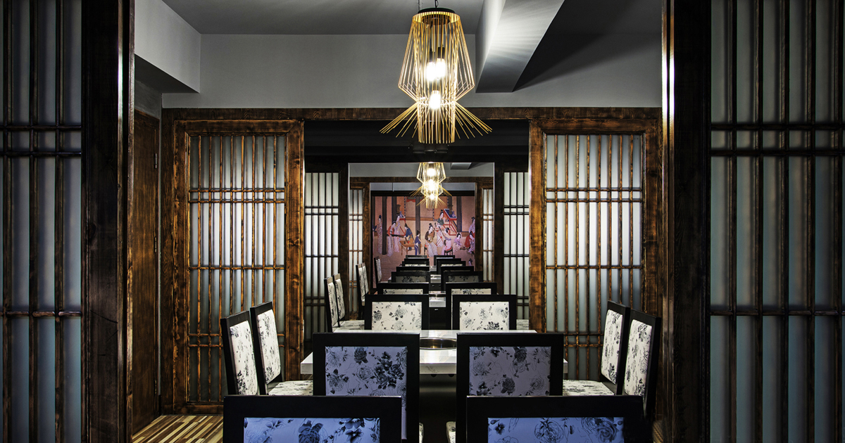 火锅店空间设计图片,火锅店装饰设计效果图