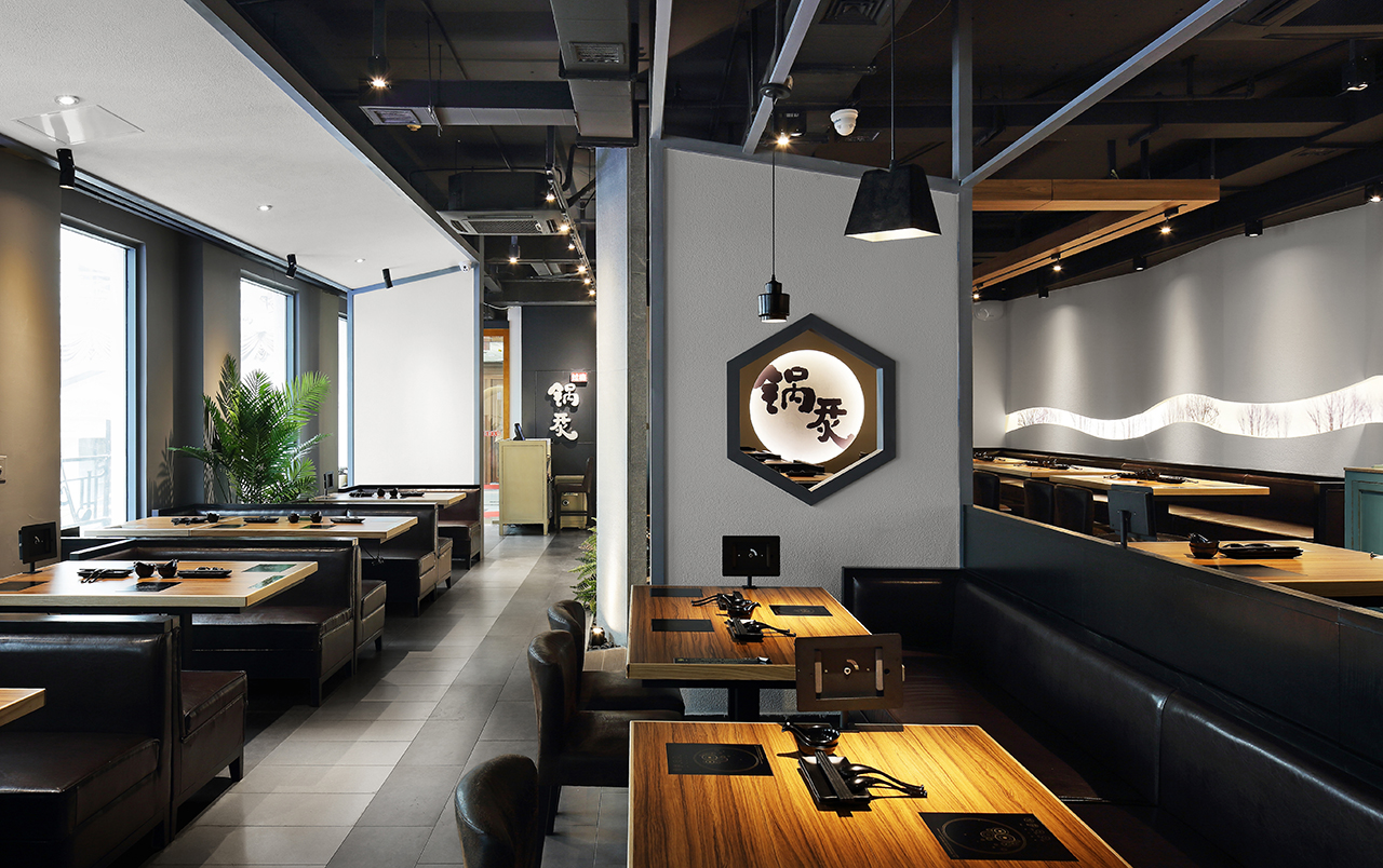 烤肉店装饰图片,烤肉店空间设计效果图