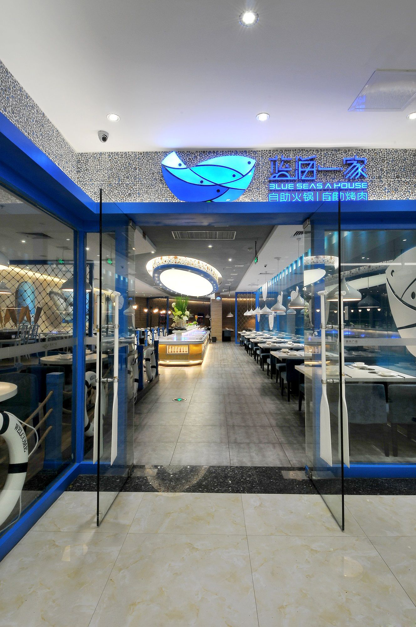 自助餐厅空间设计图片,自助餐厅装饰设计效果图