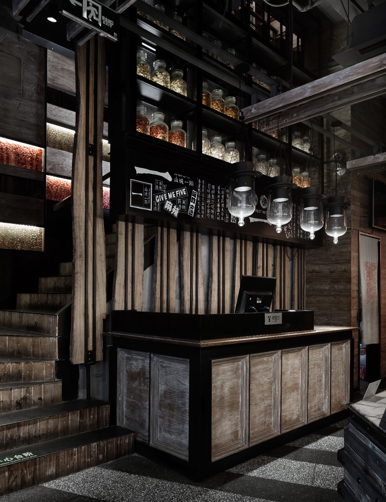  火锅店装饰布局图,火锅店装饰实景图