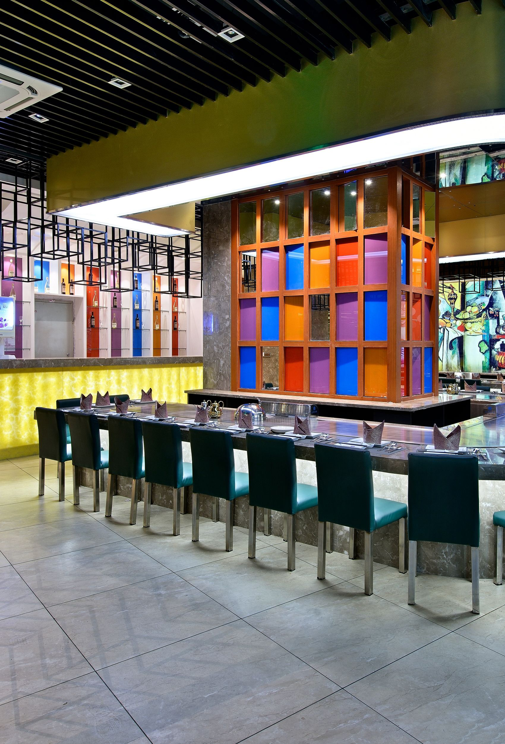 铁板烧店装修设计实景图,铁板烧店装修设计图片